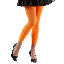 Grundlegende Leggings Orange Damen