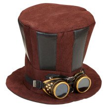 Hochhut Steampunk Mit Stoffbrillenmechanik