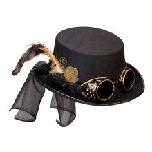 Hochhut Steampunk Mit Stoffbrillen Und Uhr Mechanik