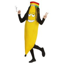 Rastafari Banana Bob Banaanley Herrenkostüm