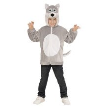 Hoodie 98 Zentimeter Weinender Wolf für Kinder