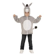 Hoodie 98 Zentimeter Strahlend Esel für Kinder