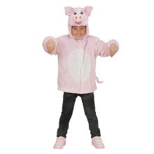 Hoodie 98 Zentimeter Schleifendes Schwein für Kinder