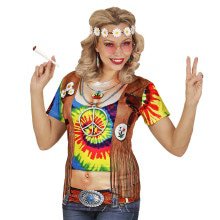 T-Shirt Hippie Helen High Damen