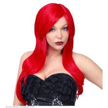 Jessica Rabbit Cosplay Perücke Lange Rote Haare