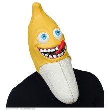 Semi -Peeled Bananenmaske