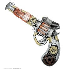 Steampunk Revolver Latex 32 Zentimeter