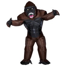 Aufblasbar Mächtigen Ruanda Gorilla Unisex Kostüm