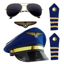 Vier -Part -Set Aviation Pilot