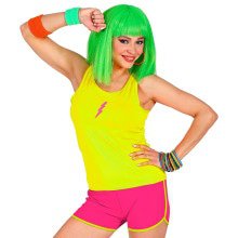 Sportliche Hotpants Neonrosa Damen