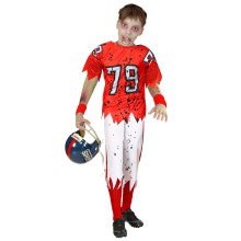 Endzone Zombie American Football Player Kostüm für Kinder