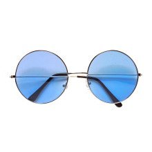 Schöne Und Große 70er -Brille Blau