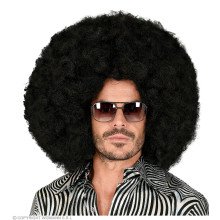 Gigantischer Afro Disco Perücken Schwarzer Tito