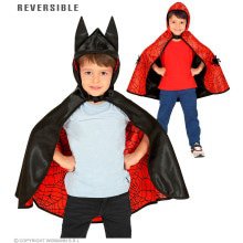 Batman Oder Spiderman Reverse Cape für Kinder