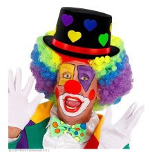 Lieben Clown Hut Schwarz