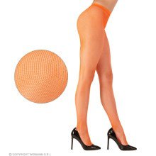 Netzstrumpfhose Party Strumpfhoseneon Orange