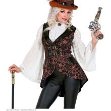 Rad Der Zeit Steampunk -Weste Damen