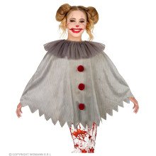 Horror Clown Wise Poncho Kind für Kinder