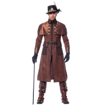 Dunkle Steampunk Luxusjacke Herrenkostüm