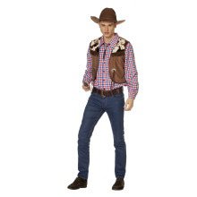 Nur In Der Prärie -Cowboybluse Mit Weste Herren