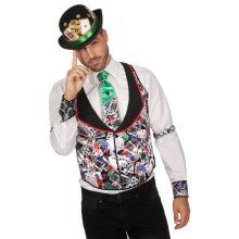 Gilet Casino Poker Flush Herren