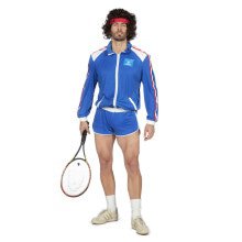 80er Grand Slam Tennis Champion Herrenkostüm