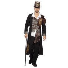 Heertje Steampunk Jacke Mit Rädern Herren