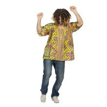 Woodstock Hippie Paisley Bluse Herren