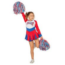 Cheerleader Go Go Go Kostüm für Mädchen