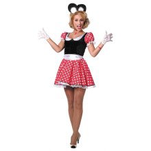 Gepunktete Minnie Modern Damenkostüm