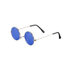 Blaue Hippie -Brille Herum