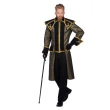 Stattliche Goldene Steampunk -Jacke Herren